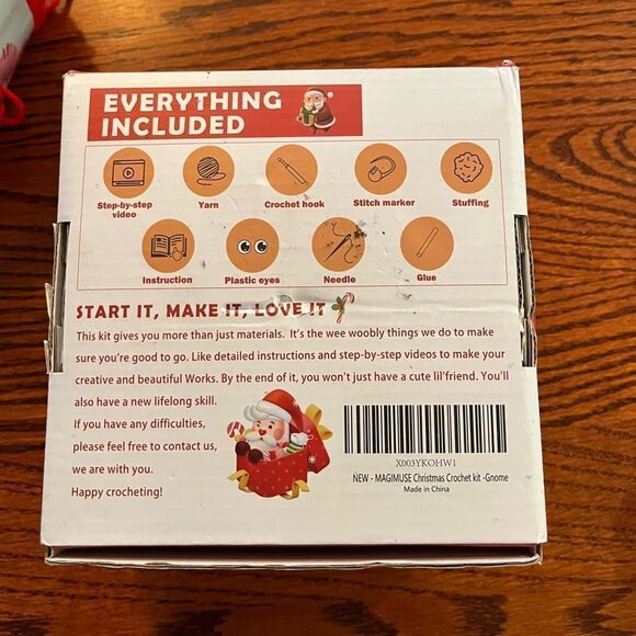Christmas Gnome Crochet Starter Kit all the things you need! - Picture 8 of 8